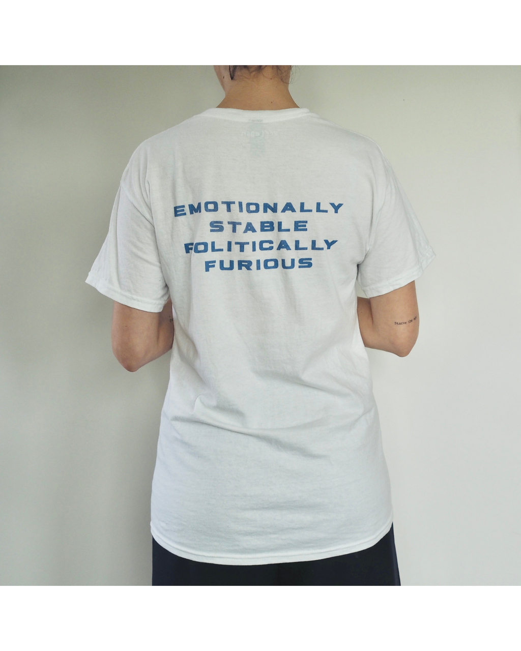 'Furious' unisex cotton tee