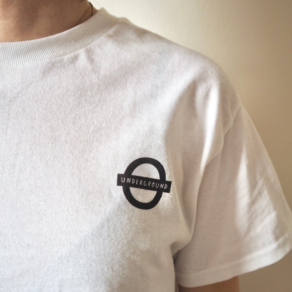 'Mind the gap' unisex cotton tee