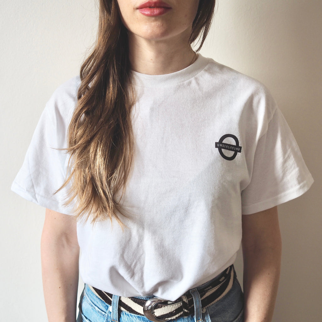 'Mind the gap' unisex cotton tee
