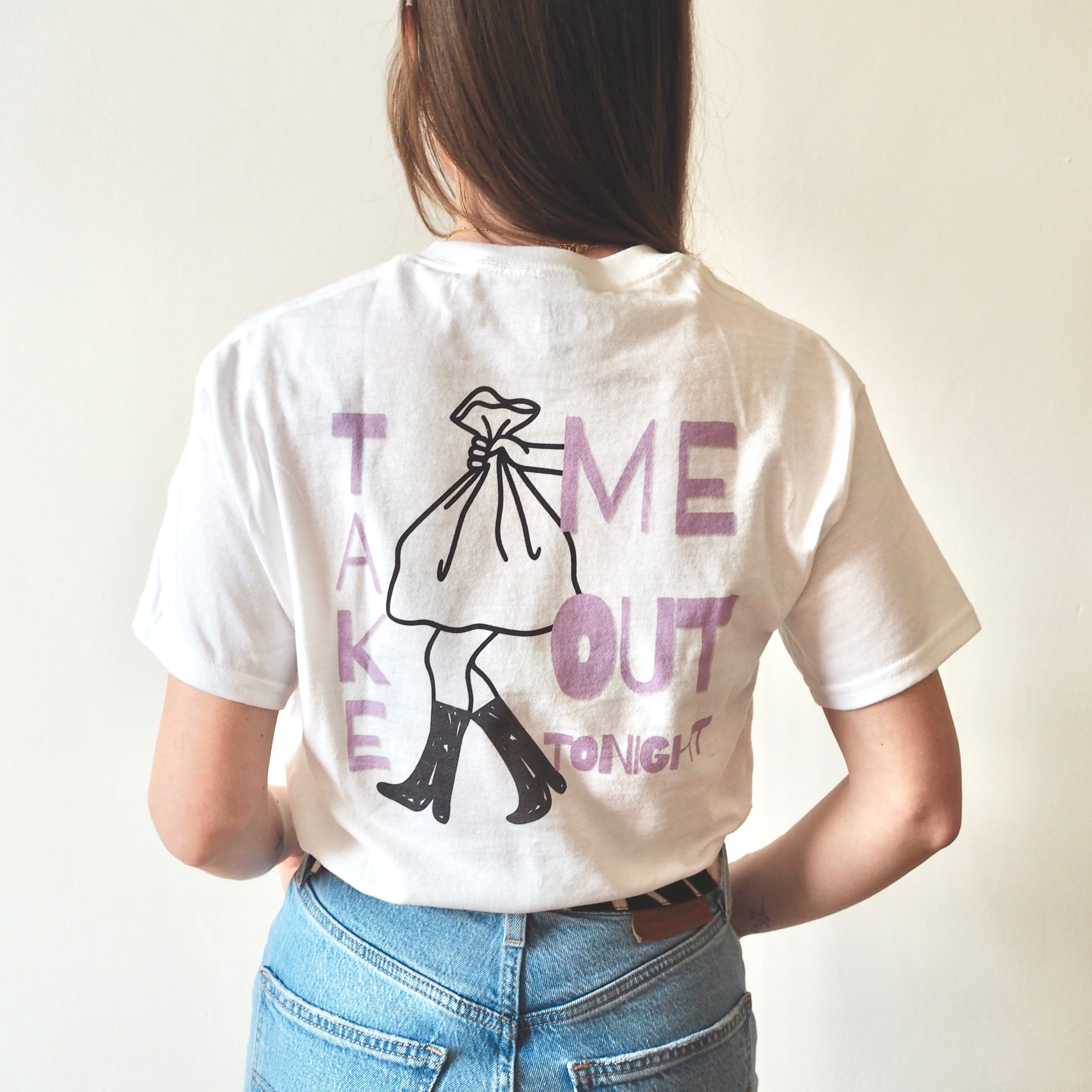 'Take me out tonight' unisex cotton tee