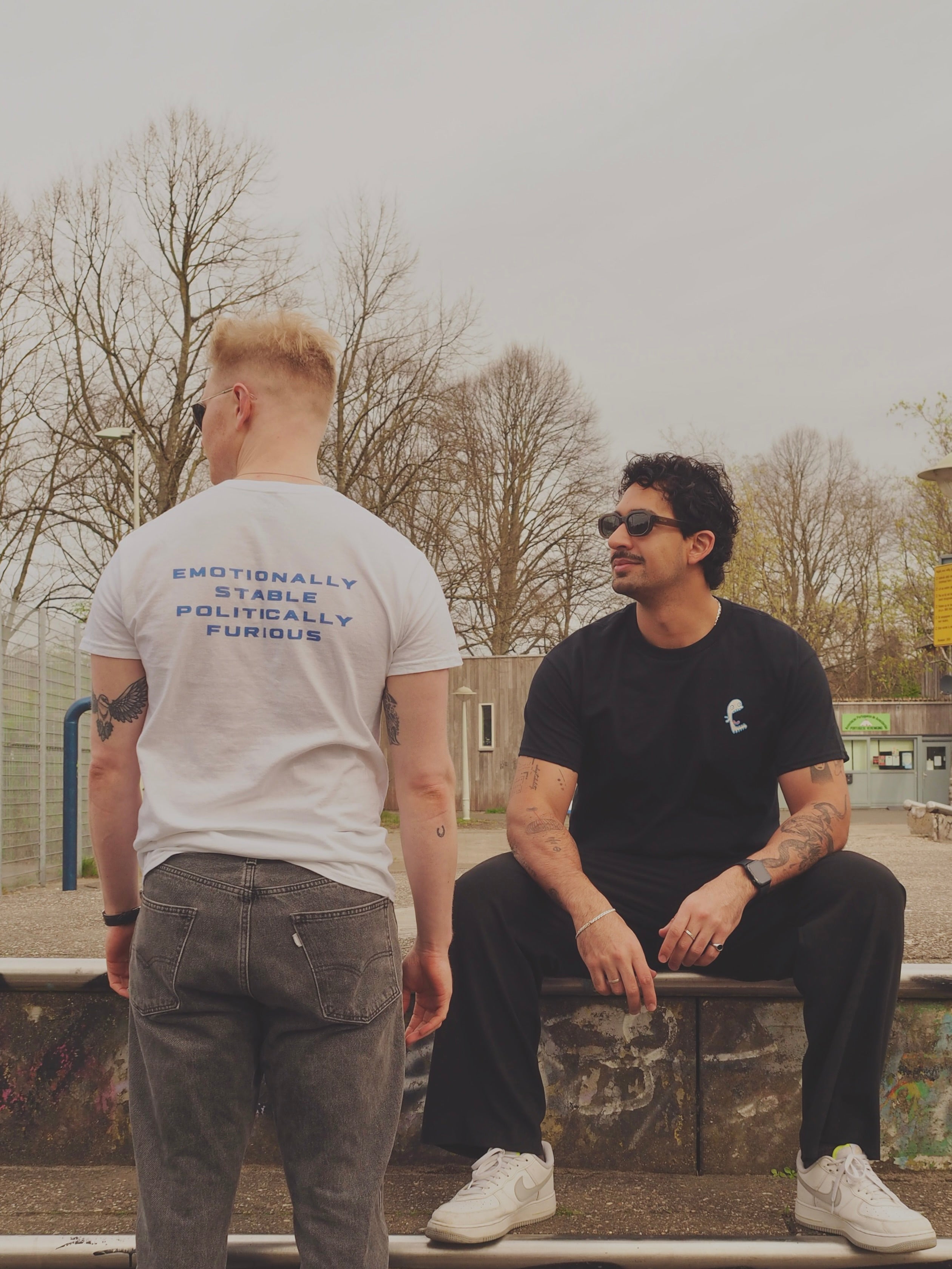 'Furious' Black unisex cotton tee