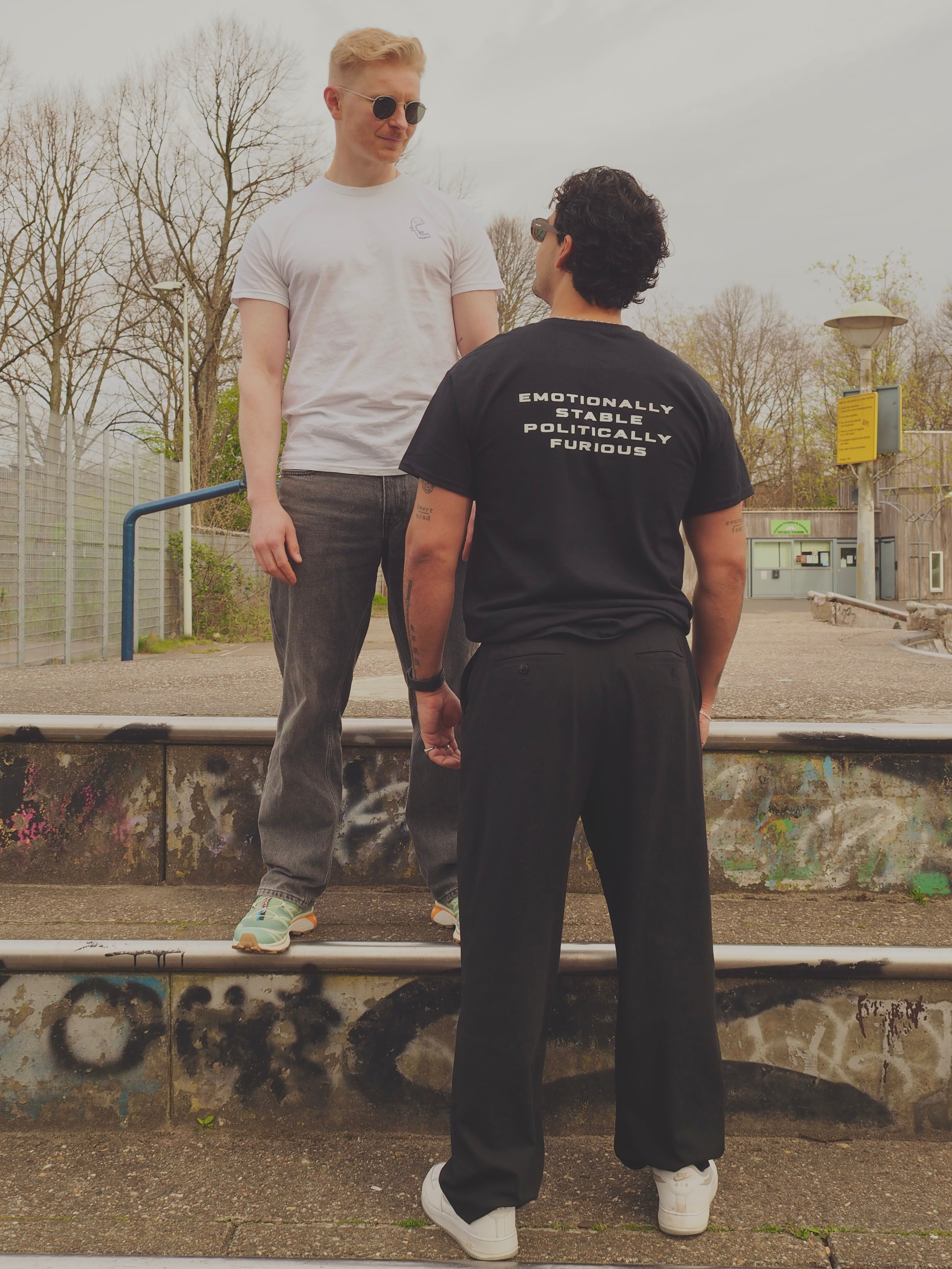 'Furious' Black unisex cotton tee