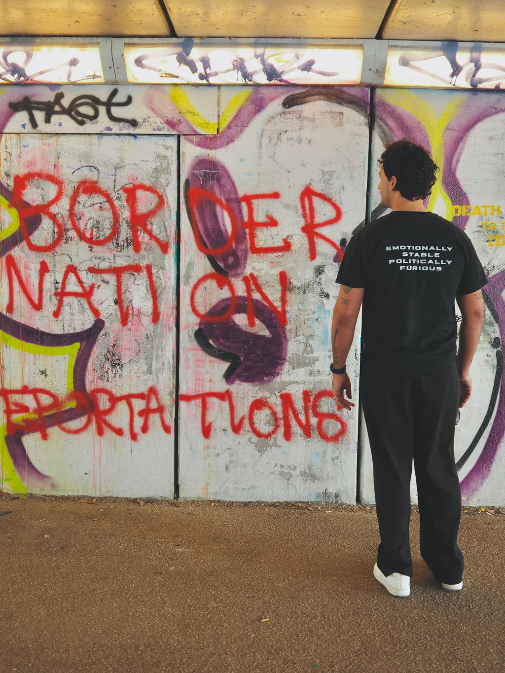 'Furious' Black unisex cotton tee