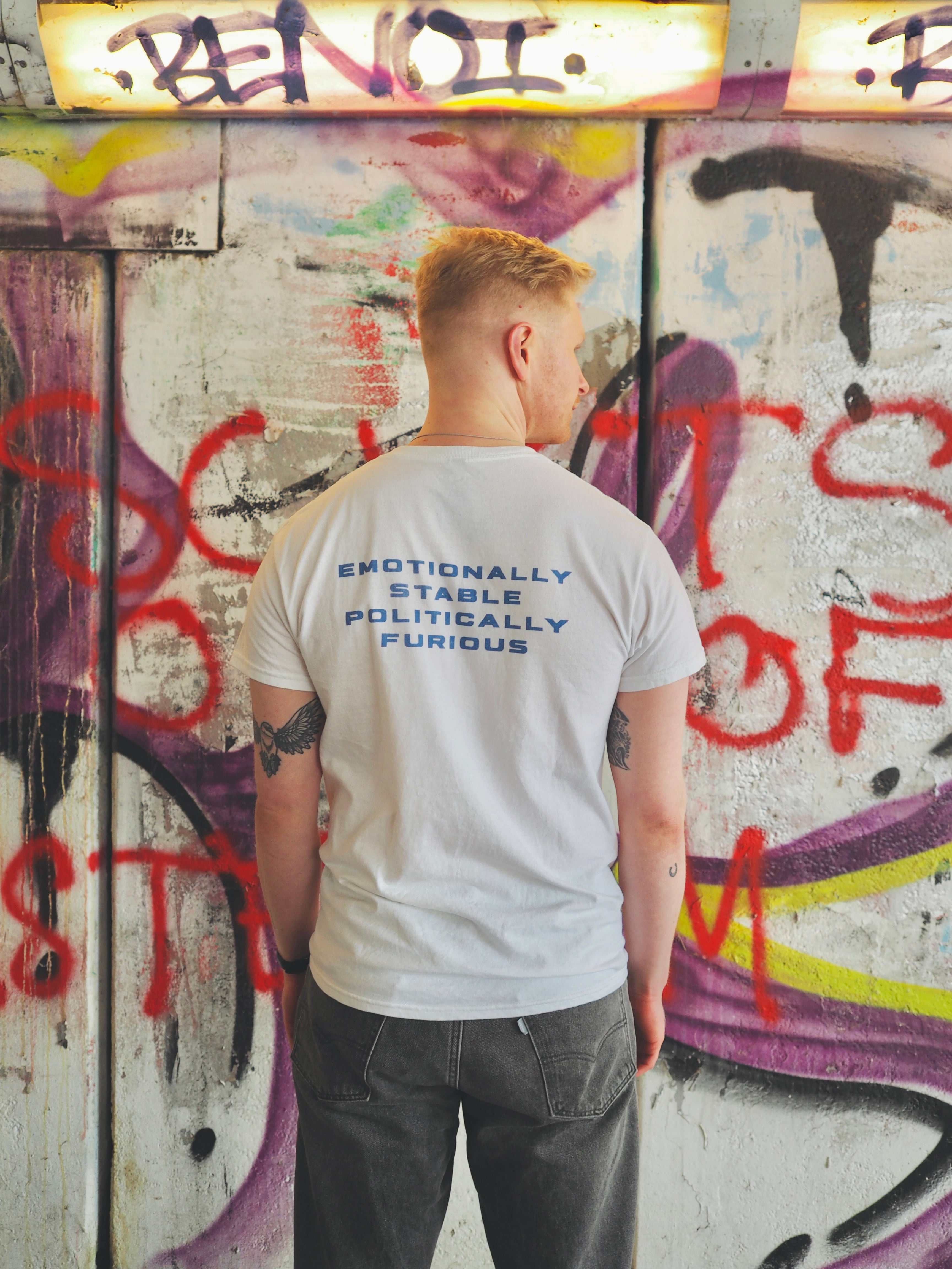 'Furious' unisex cotton tee