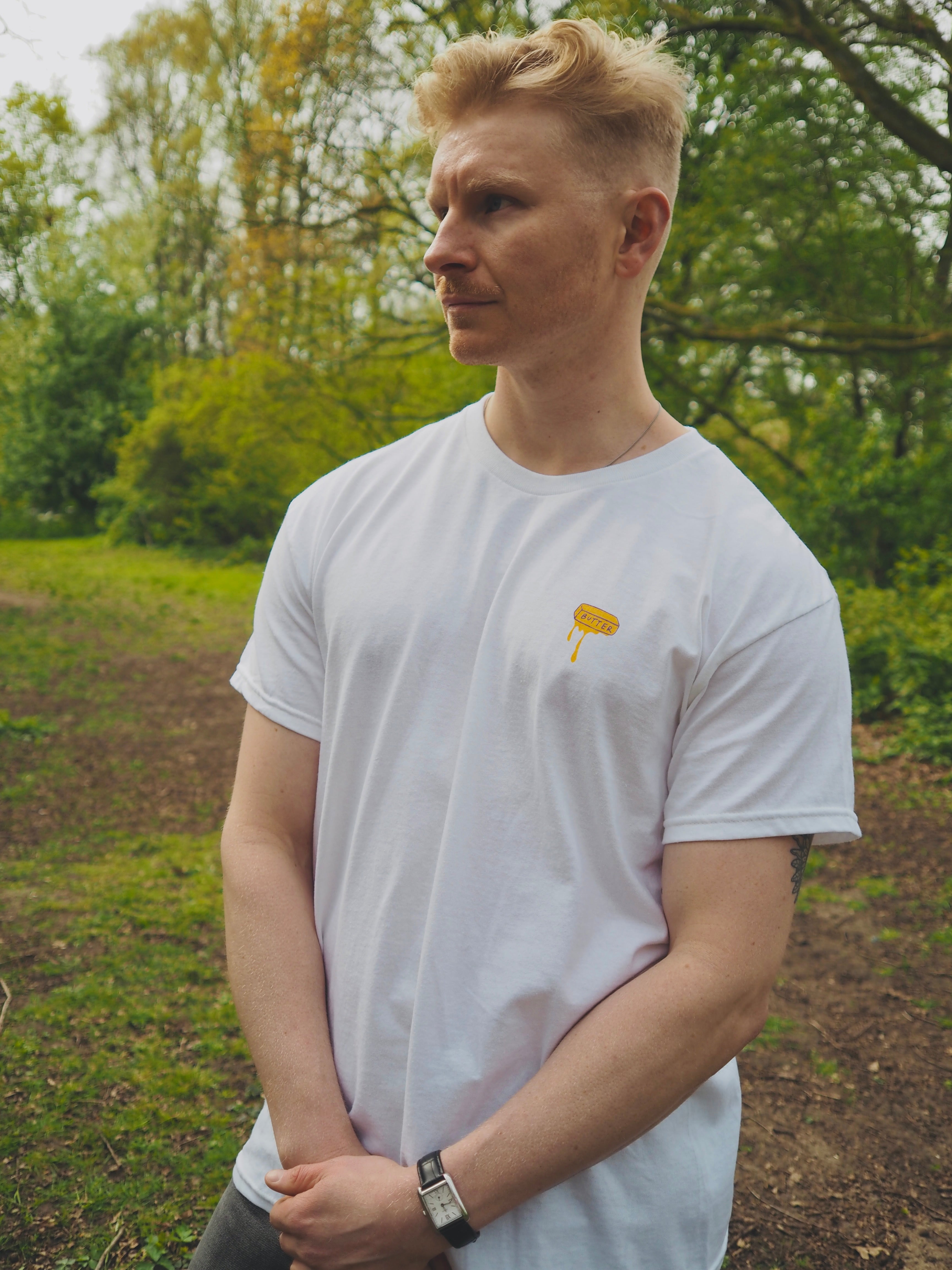 'Butter' unisex cotton tee