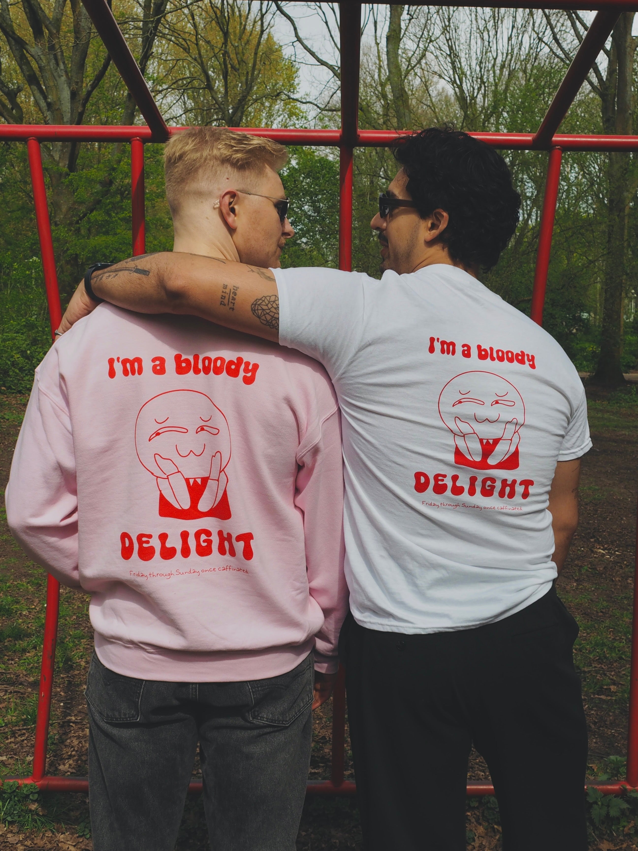 'Bloody delight' unisex cotton tee