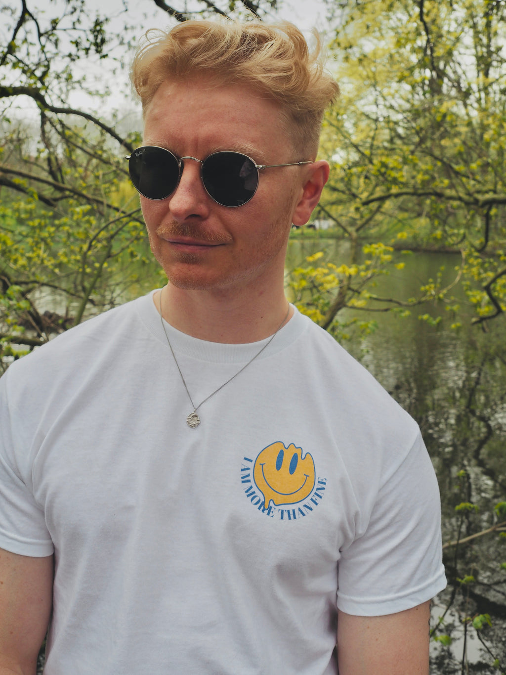 'I am fine' unisex cotton tee