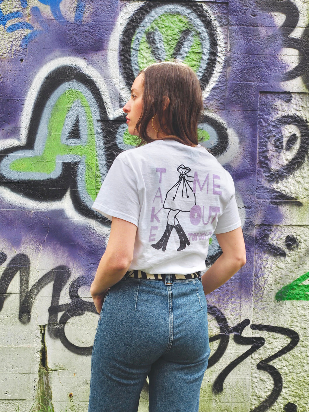 'Take me out tonight' unisex cotton tee