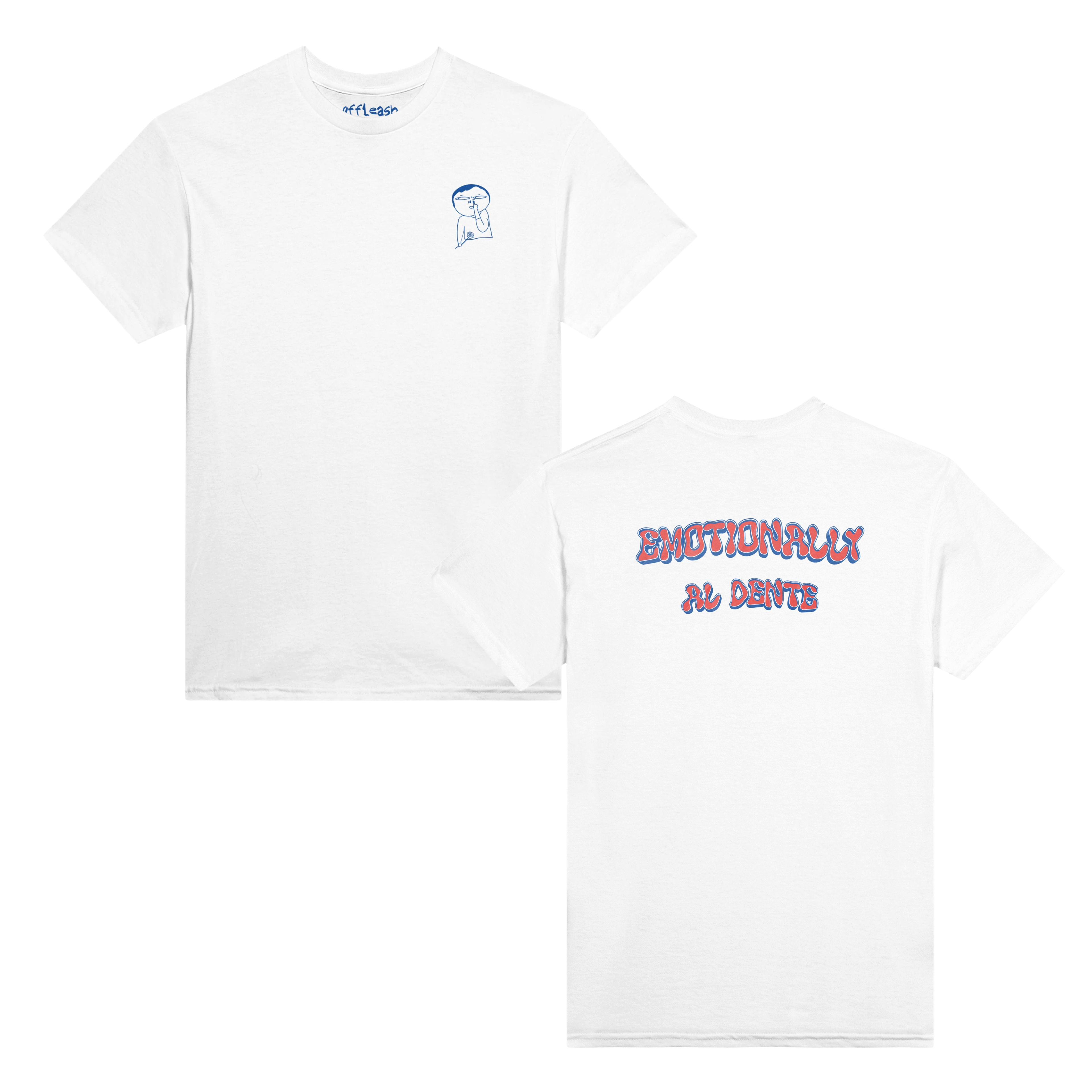 'Emotionally al dente' unisex cotton tee