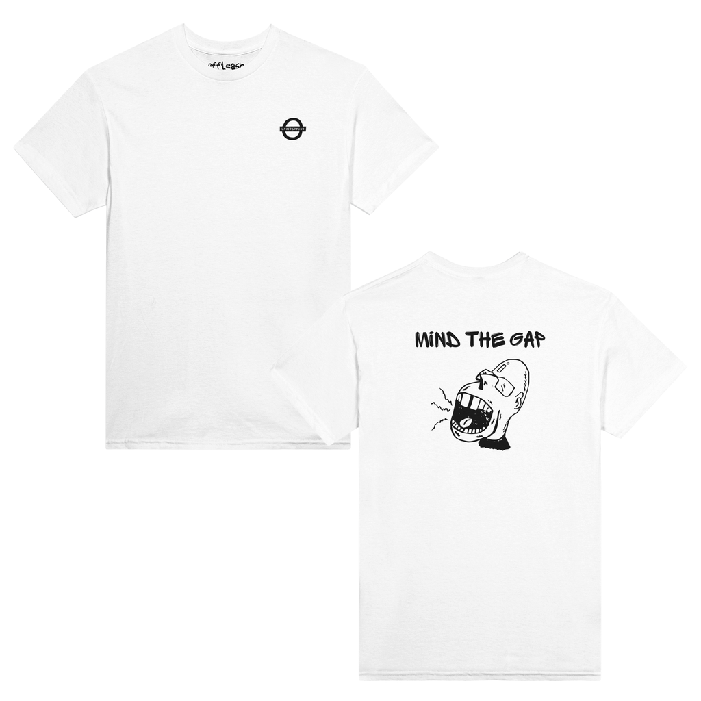 'Mind the gap' unisex cotton tee