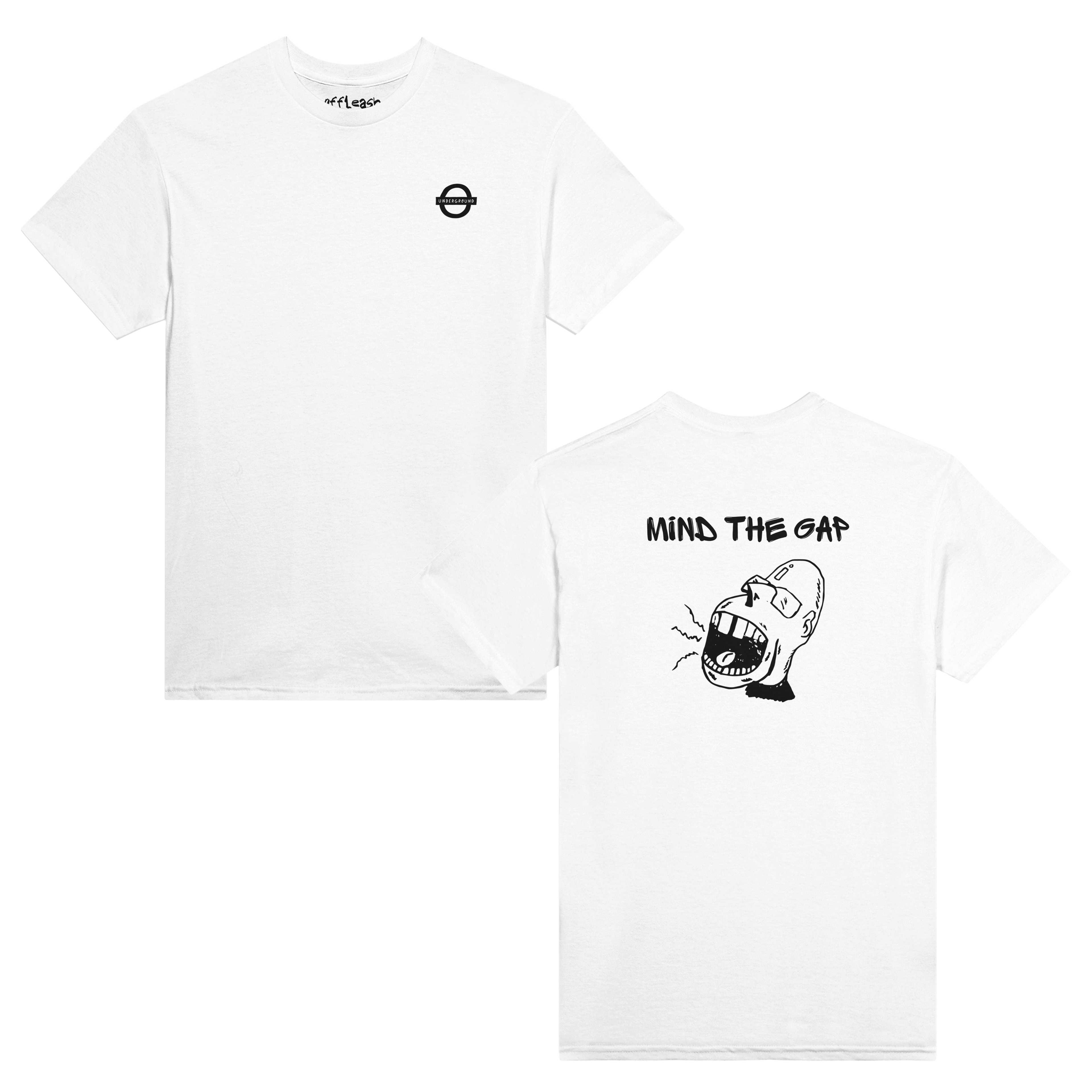 'Mind the gap' unisex cotton tee